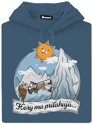 Hory ma priťahujú dámska mikina klokanka Denim