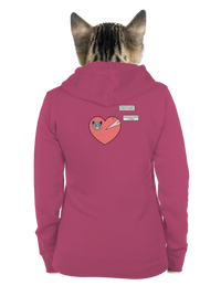 dámska mikina na zips