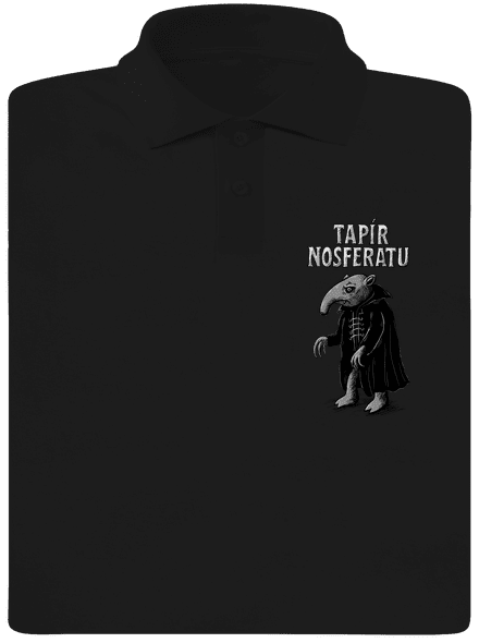 Tapír Nosferatu pánska polokošeľa Black