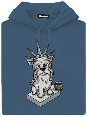 New Yorkshire dámska mikina klokanka Denim