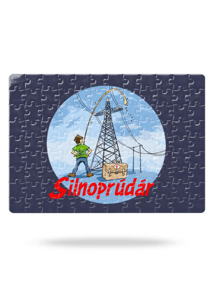 Silnoprúdár puzzle White