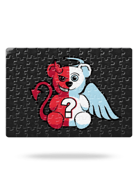 Anjel vs. diabol puzzle White