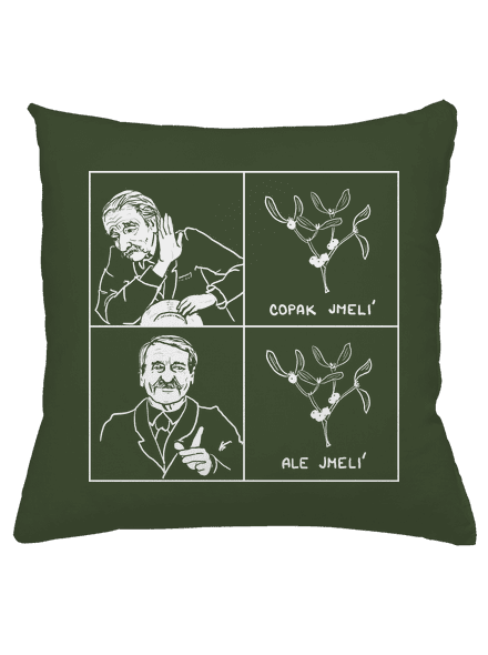 Cimrman: Copak jmelí vankúš Olive Green