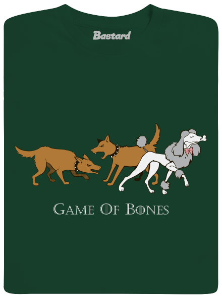 Game of Bones pánske tričko Bottle Green
