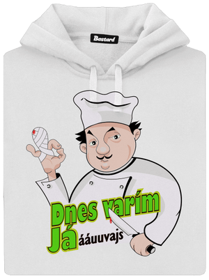 Dnes varím ja dámska mikina klokanka White
