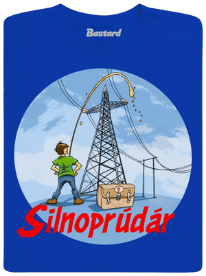 Silnoprúdár pánske dlhý rukáv Royal Blue