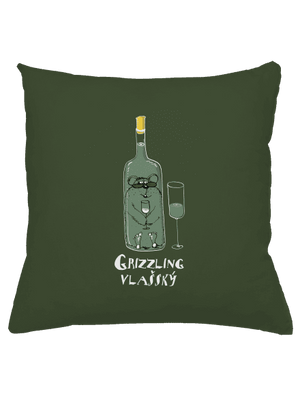 Grizzling Vlašský vankúš Olive Green