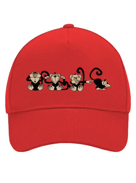 Opica šiltovka baseballka Classic Red