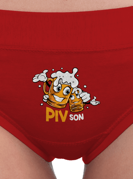 Pivson dámske nohavičky Red Mal