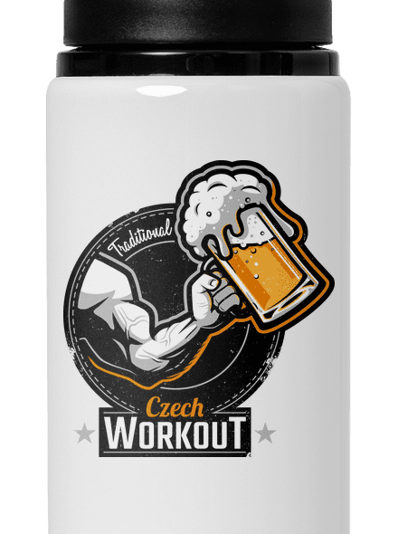 Czech workout flaša na vodu White