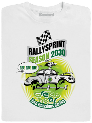 Rallysprint 2030 pánske dlhý rukáv White