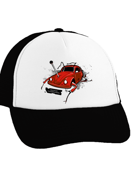Chrobák šiltovka truckerka Black cap