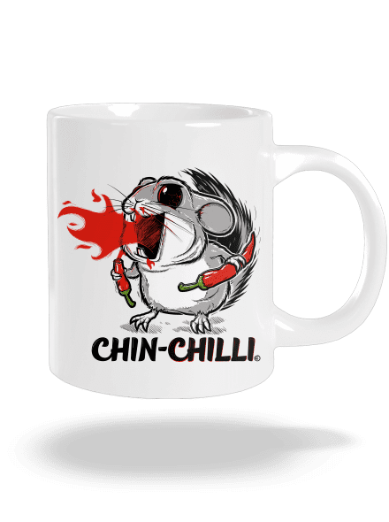 Chinchilli veľký hrnček White