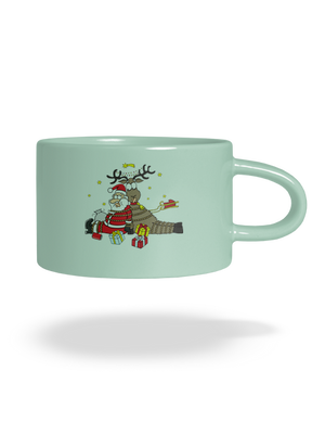 Tichá noc hrnček makronka Mint Macaron