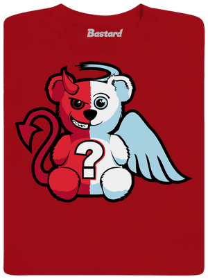 Anjel vs. diabol detské tričko Red