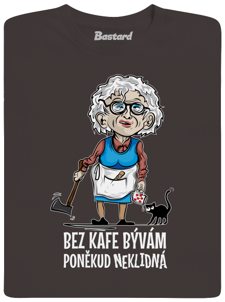Neklidná bez kafe pánske dlhý rukáv Bear Brown