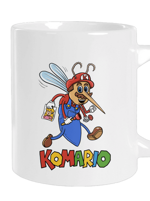 Komario veľký hrnček White