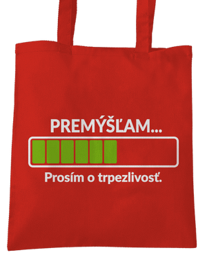 Premýšľam taška Bright Red