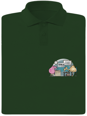 Nehrb sa pánska polokošeľa Bottle Green Mal