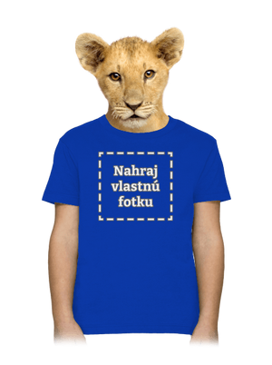 Vlastná potlač detské tričko Royal Blue