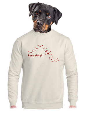 unisex mikina bez kapucne