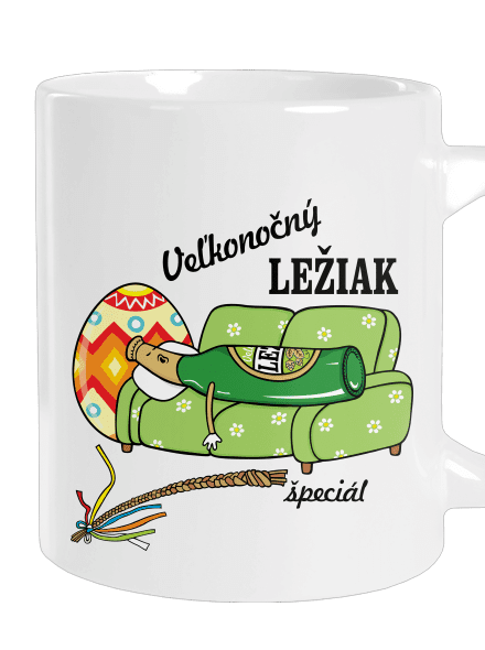 Veľkonočný ležiak veľký hrnček White