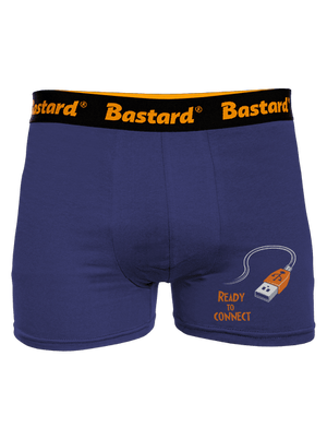 USB pripojenie boxerky Blue Navy