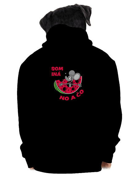 Som iná pánska mikina na zips Black