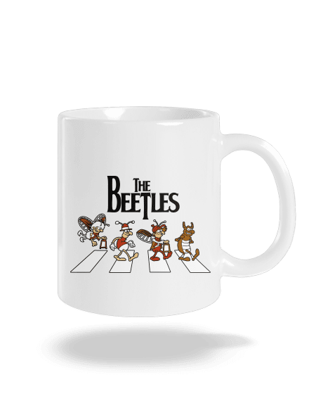 Beatles klasický hrnček White
