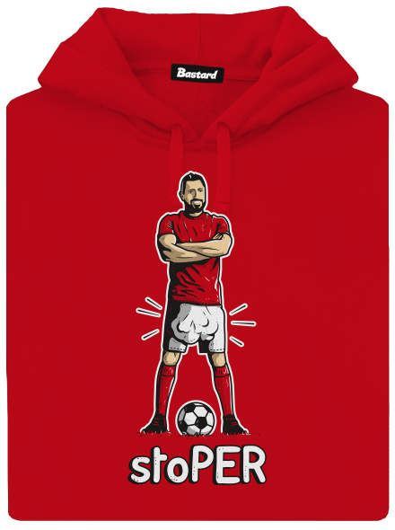 Stoper pánska mikina klokanka Red