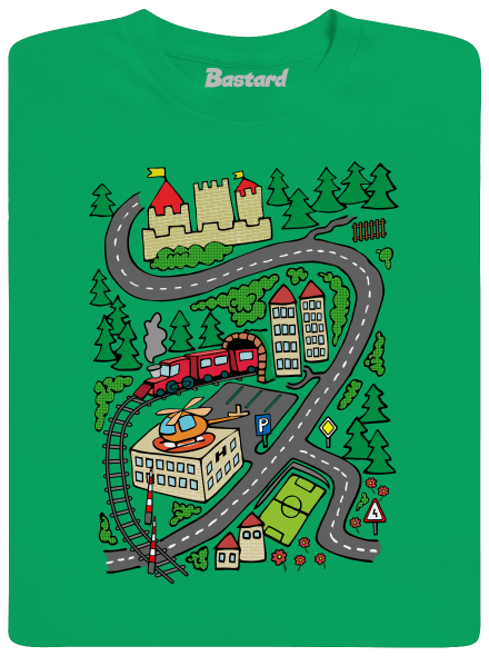 Cesta pánske tričko Kelly Green