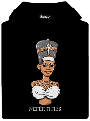 Nefertities dámska mikina klokanka Black