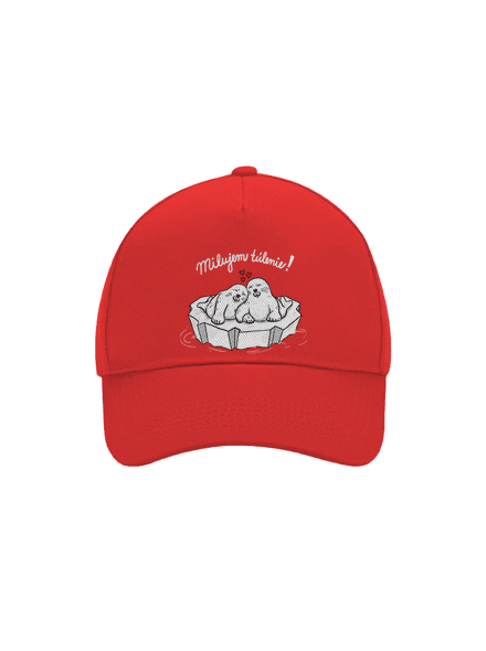 Milujem túlenie šiltovka baseballka Classic Red