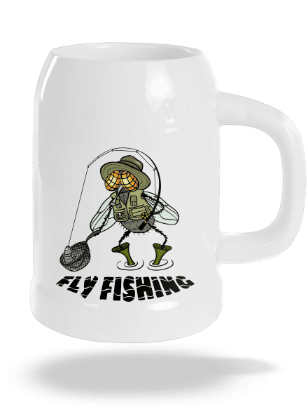 Fly fishing polliter White