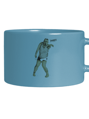 Beer zombie hrnček makronka Blue Macaron