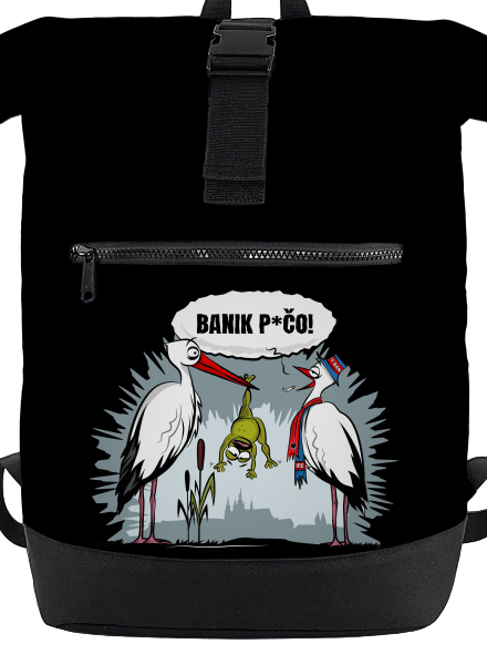 Banik p*čo! batoh Black