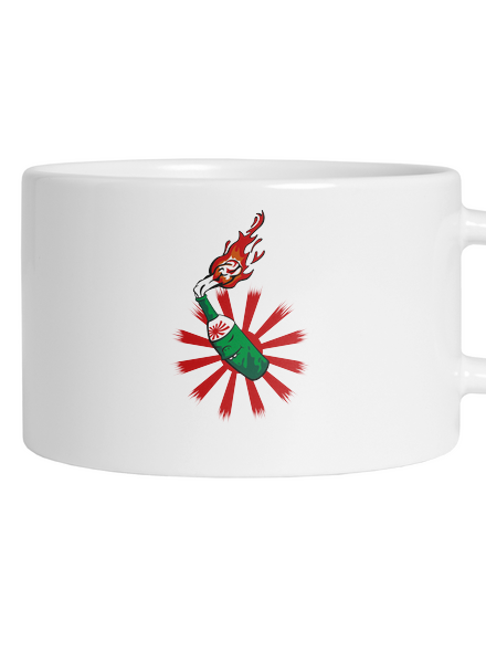 Kamikaze hrnček makronka White