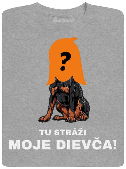 Tu strážim ja pánske tričko Sport Grey