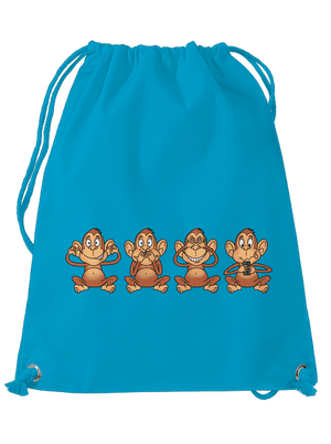 Opička s mobilom vak Blue Atol