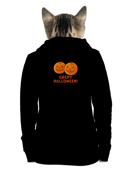 Grepy Halloween dámska mikina na zips Black