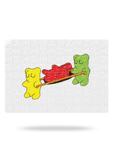 Gumkáči puzzle White