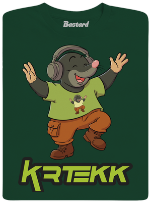 Krtekk pánske tričko Bottle Green