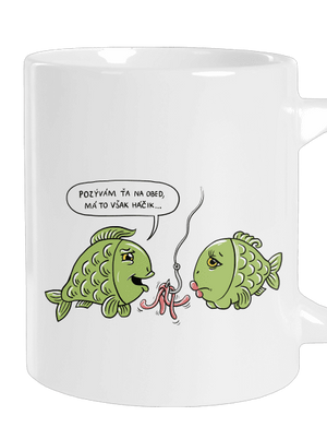 Háčik veľký hrnček White