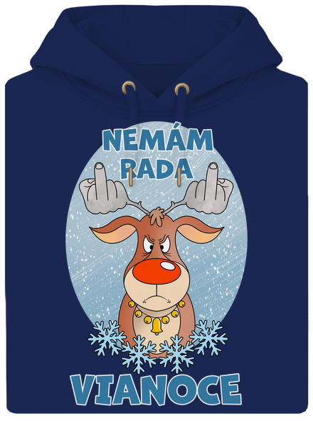 Nemám rád Vianoce unisex mikina premium Navy
