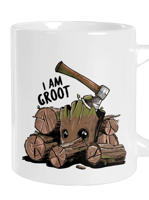 I Am Groot veľký hrnček White