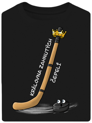 Kráľ zahnutých čepelí - hokej unisex tričko oversized Black