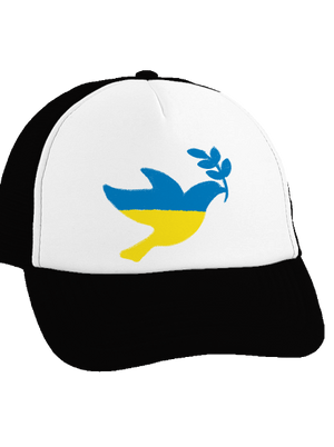 Ukrajina - Holubica obrys šiltovka truckerka Black cap