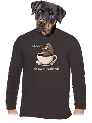 V presse pánske dlhý rukáv Bear Brown