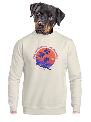 Fušál unisex mikina bez kapucne Off White