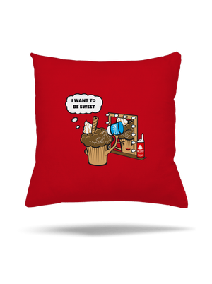 Sweet muffin vankúš Red